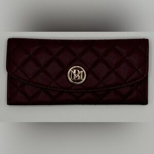 NWT‎ Badgley Mischka Plum Card Wallet MSRP $50🔥🔥